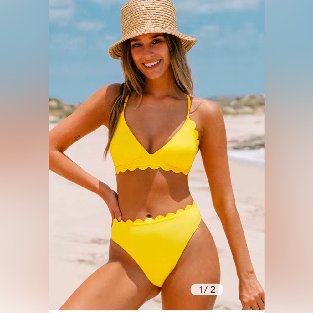 Two piece swim suit